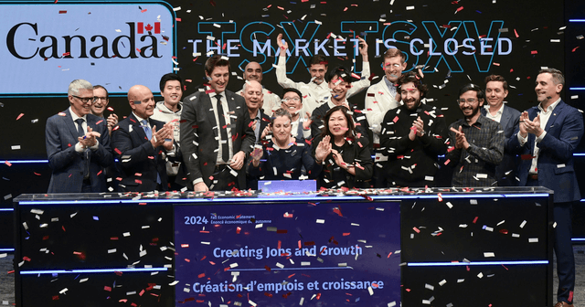 GPTZero team employees closing the TSX