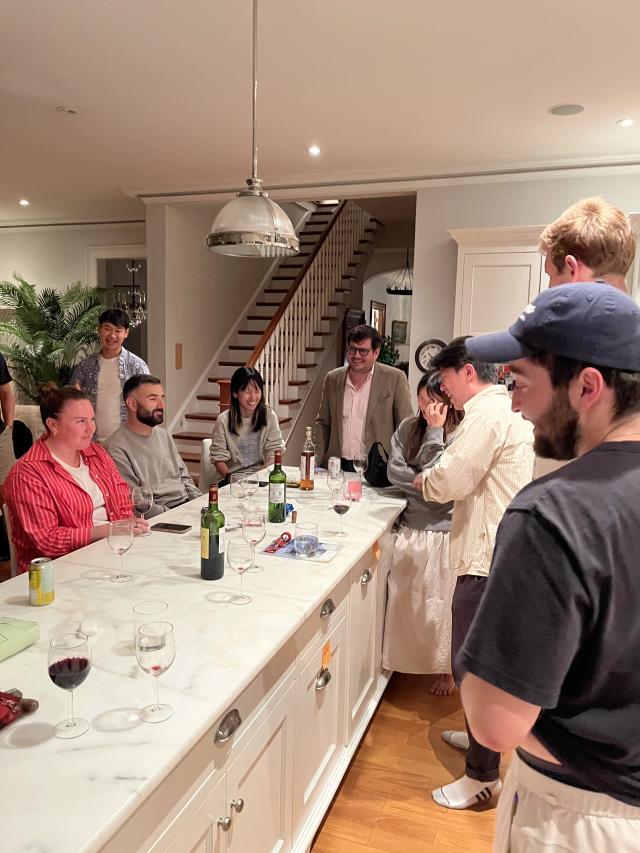 GPTZero team employees at an offsite